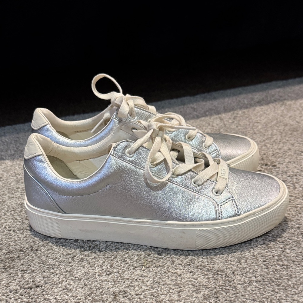 UGG Metallic Silver Women's Sneakers